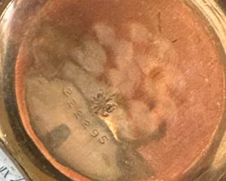 Elgin tricolor gold filled pocket watch