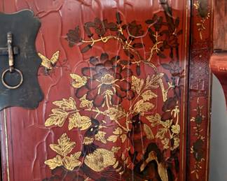 Chinese lacquered cabinet