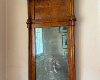 Biedermeier mirror 45.5"h x 23.75"w