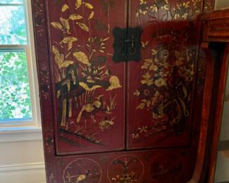 Chinese lacquered cabinet