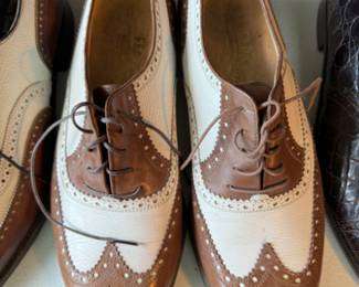 Ferragamo saddle wing tips 11.5" D