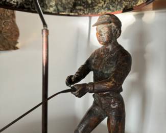 Maitland-Smith bronze lamp