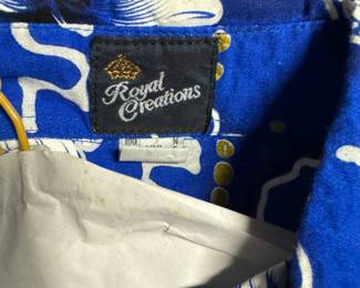 Royal Creations Hawaiian shirt