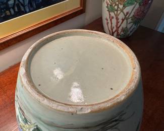 Chinese Famille Rose      11.5" h x 8" diameter 