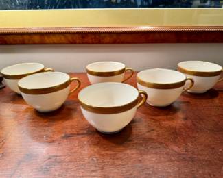 6 Tiffany Lenox tea cups