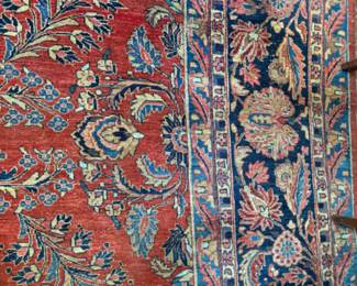Sarouk oriental rug 10'4" x 17' 