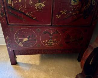 Chinese lacquered cabinet