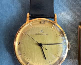 Lecoultre gold watch