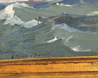 Sigurd Kielland-Brandt (Danish, 1886-1964)                               frame size 19"h x 24'w 