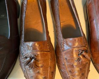 Ostrich loafers 10.5D