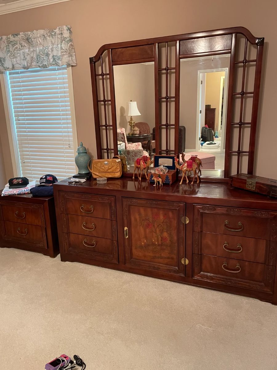 BERNHEARDT DRESSER AND NIGHT STANDS