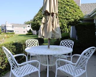 Aluminium Table & Chairs 