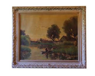 Oil "End of Day" by F R Bende