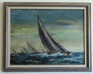 Original Oil by c.Keating circa 1925