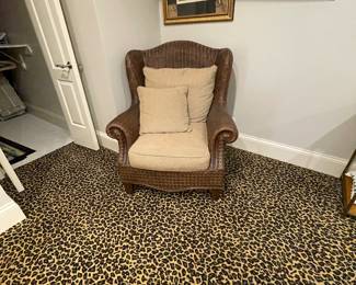Woven Wing Chair 