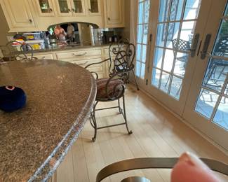 4  Charleston Forge Bar Stools 