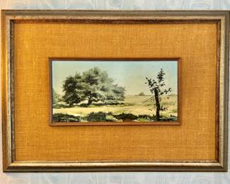 Belle Stanfill oil on board