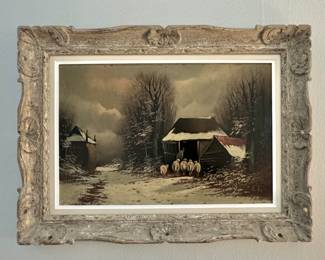 Oil on board from Riverside Galleries