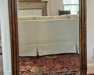 Henredon beveled mid century mirror