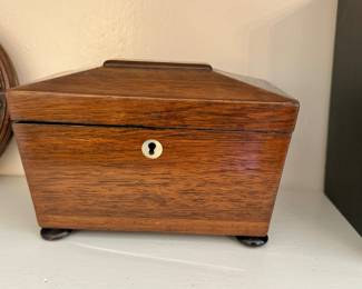 English tea caddy
