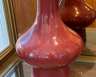 Chinese oxblood vase
