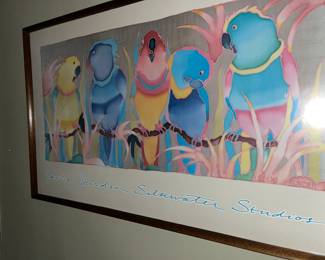 5 parrots Litho custom frame
$50
313-468-5111