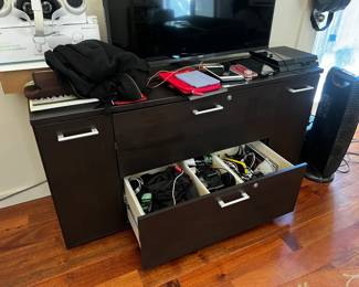 Office cabinte for sale, many random electronics also for sale. 