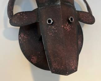 Moose head metal art/wall hanging