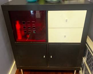 hallway cabinet and vases for sale. 