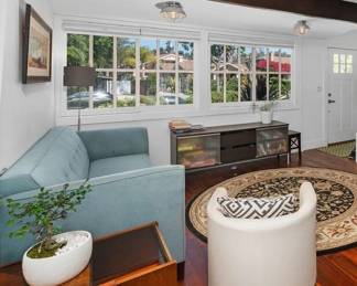 living room furniture and rug