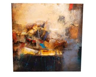 64. Abstract on Canvas