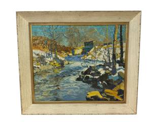 38. Artist Signed "Winter to Spring"