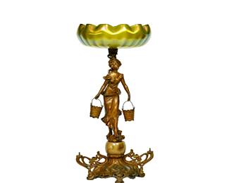 75. Art Nouveaux Figural Centerpiece