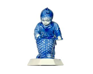 77. Zsolnay Porcelain Figure