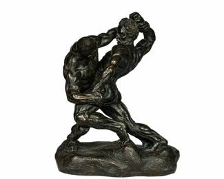 79. Thomas Holland Figure Plaster Bronze