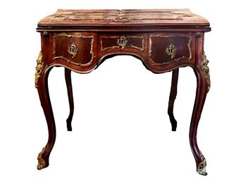 80. French Fall Front Desk with Ormolu Mounts