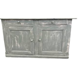 62. French Painted Server Cabinet