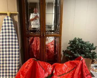 Christmas Trees, Curio Cabinets 