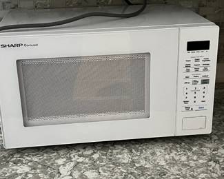 Microwave and (not shown) Toaster Oven, Air Fryer combo