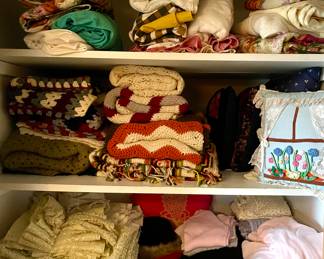 Vintage Linens & Afghans