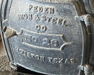 Peden Iron & Steel Co No. 28 Houston, TX Wood Burning Stove