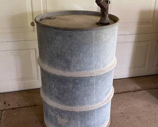 Old Oil Drum from Union Motor Co in East Bernard 