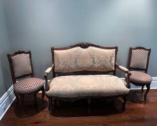 Antique hand carved parlor set
Will sell separate