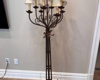 Iron floor lamp