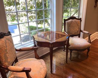 Two Carved Antique Chairs