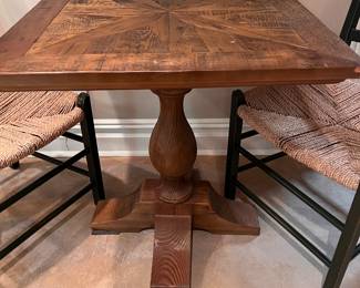 Solid wood table