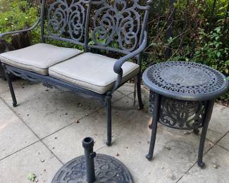 Wine cooler end table