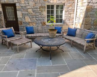 FRONTGATE Isola teak outdoor set