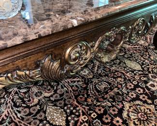 Detail of coffee table