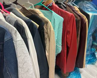 Designer clothing and leather jackets 